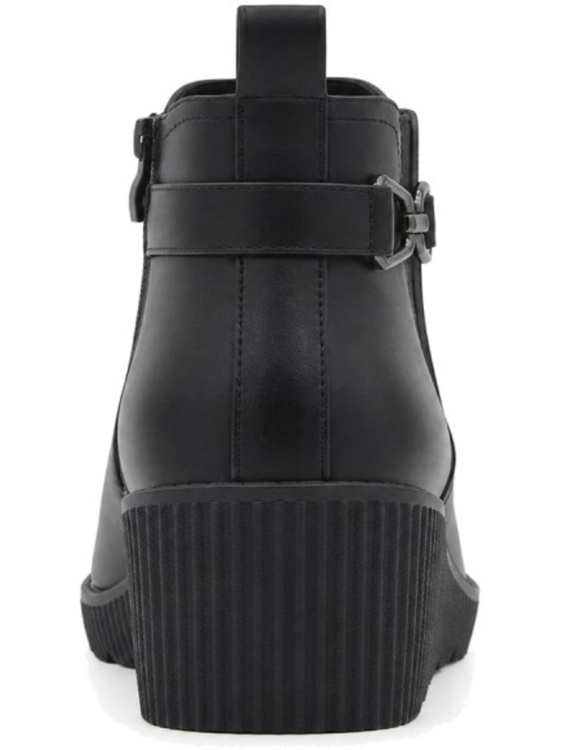 Stivaletti con zeppa materiale sintetico montevita Nero - Kiabi