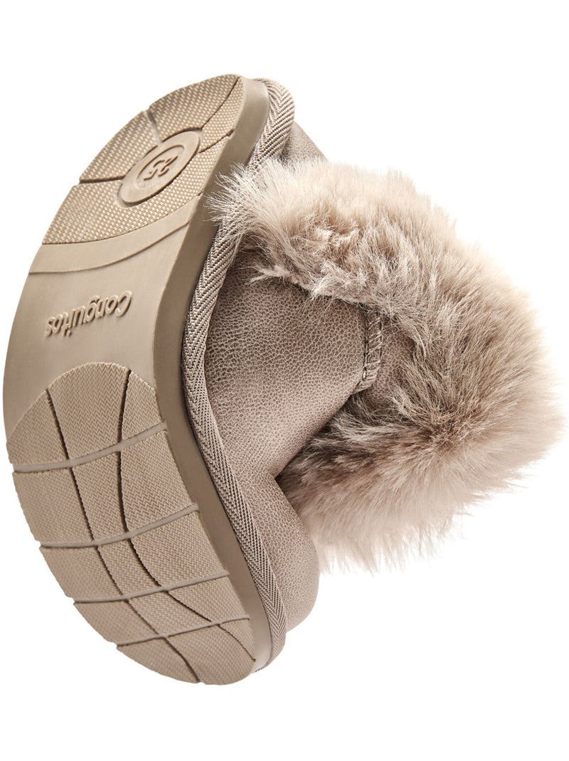 Stivaletti conguitos barefoot pelo Marrone chiaro - Kiabi