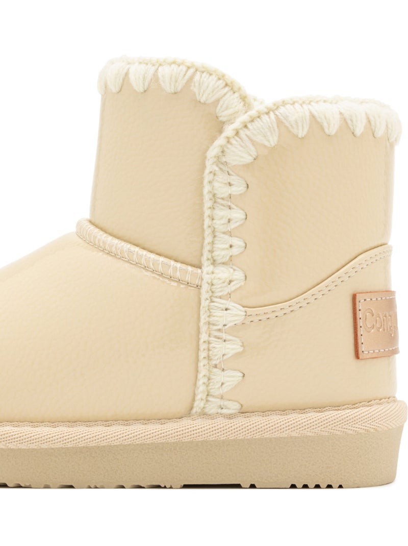 Stivaletti conguitos brillos pelo Beige - Kiabi