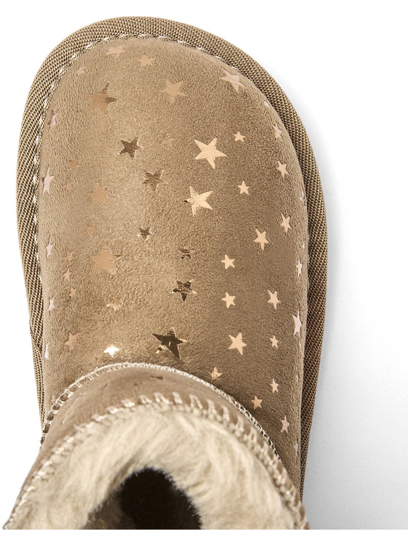 Stivaletti conguitos estrellas barefoot Marrone chiaro - Kiabi