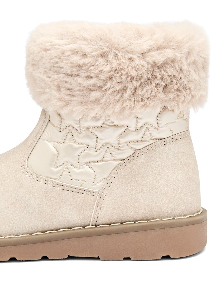 Stivaletti conguitos estrellas pelo Beige - Kiabi