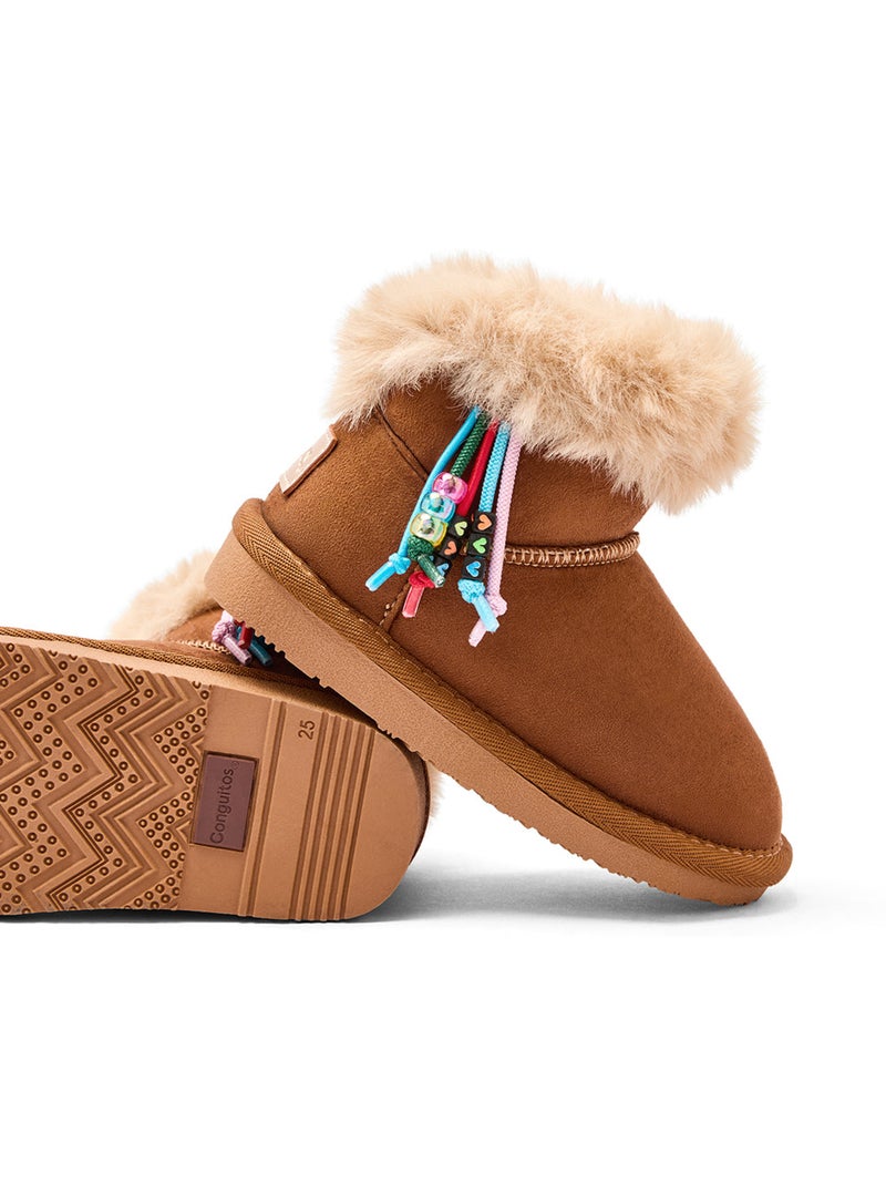 Stivaletti conguitos forro charm Marrone - Kiabi