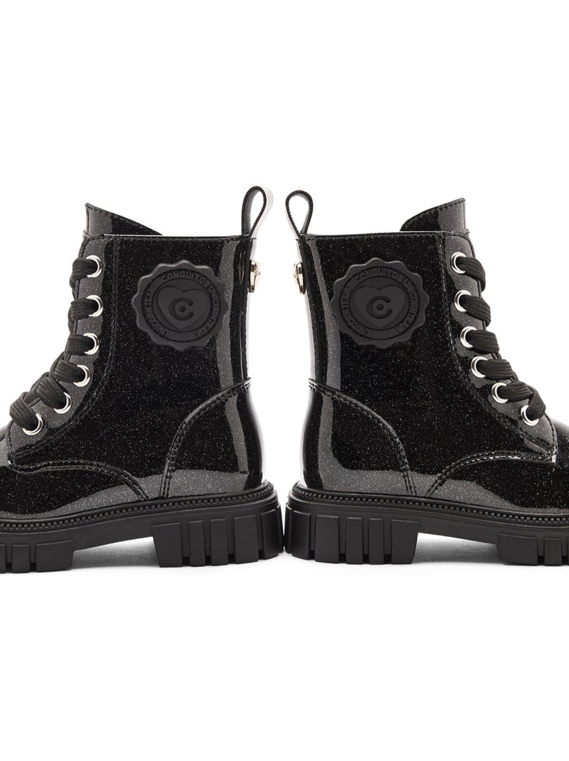 Stivaletti conguitos militar militares Nero Nero - Kiabi