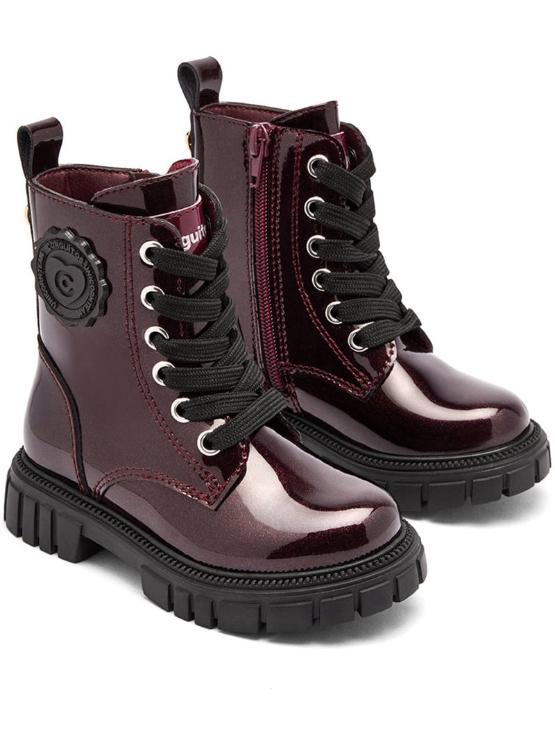 Stivaletti Conguitos Militar Rosso - Kiabi