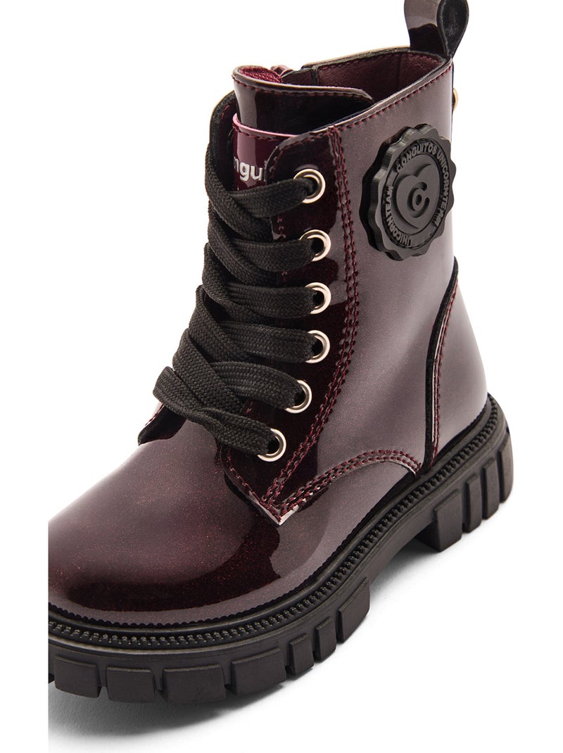 Stivaletti Conguitos Militar Rosso - Kiabi
