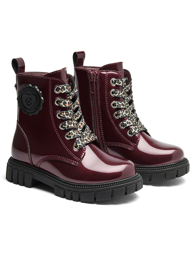 Stivaletti conguitos militares Rosso - Kiabi