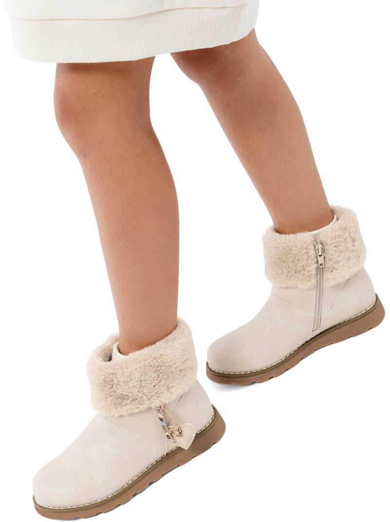 Stivaletti conguitos pelo Beige - Kiabi