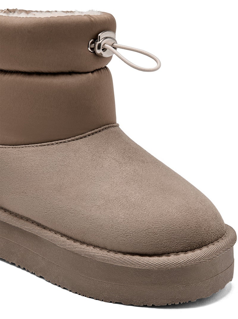 Stivaletti conguitos plataforma Marrone chiaro - Kiabi