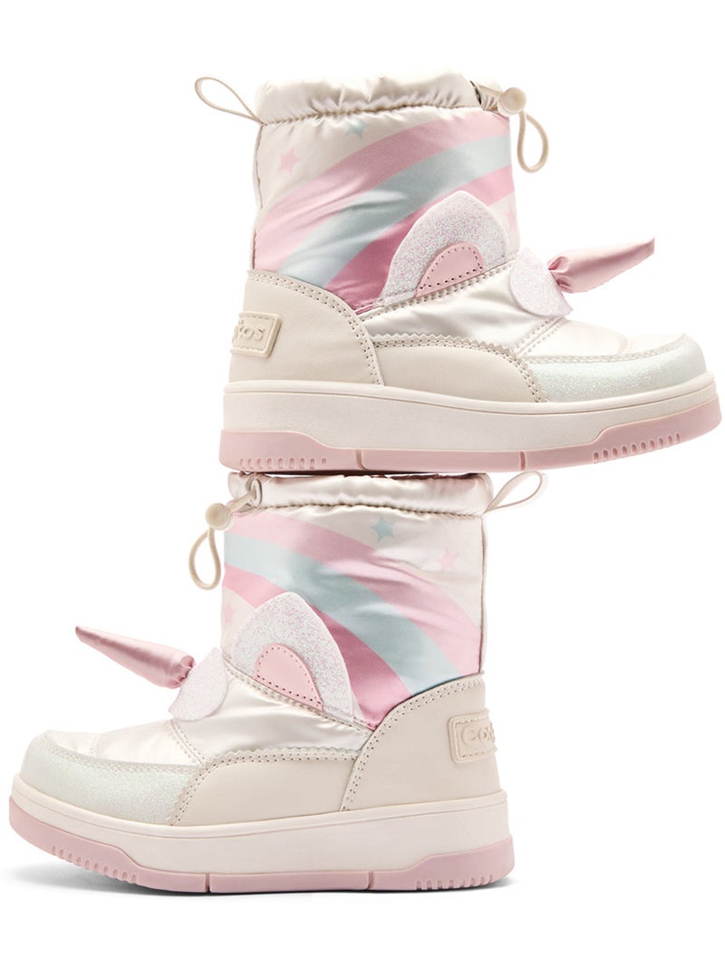Stivaletti conguitos unicornio Beige - Kiabi