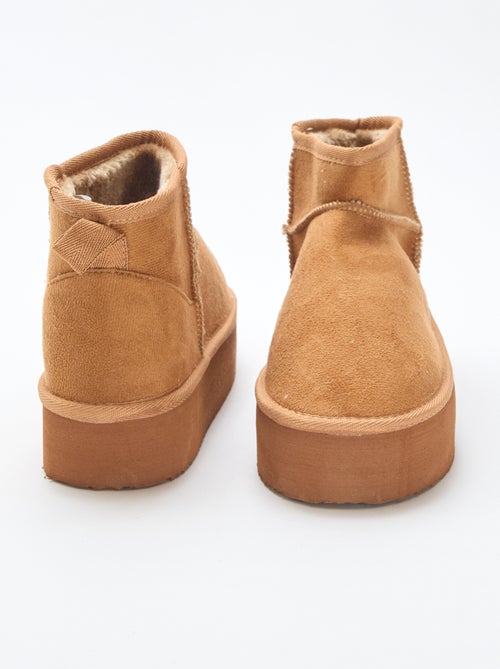 Stivaletti corti in ecopelle scamosciata - Kiabi