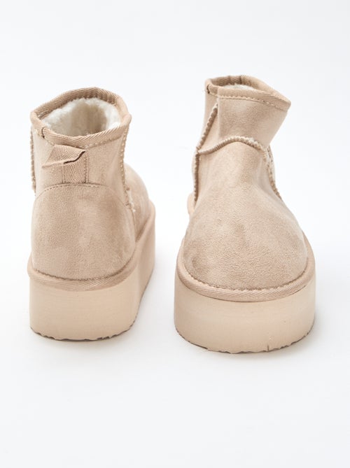 Stivaletti corti in simil suede - Kiabi