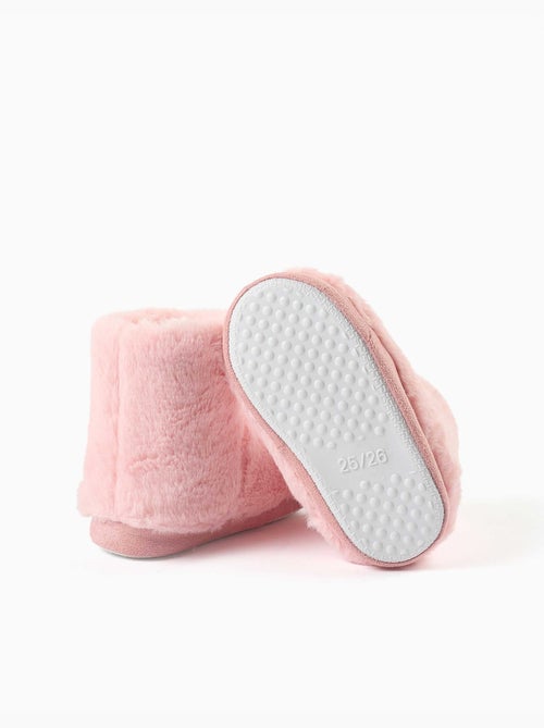 Stivaletti da casa in sherpa con suola antiscivolo - Kiabi