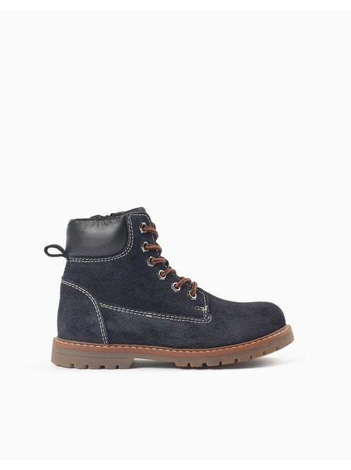 Stivaletti da montagna in suede con lacci you&me - Kiabi Stivaletti da montagna in suede con lacci you&me - Kiabi