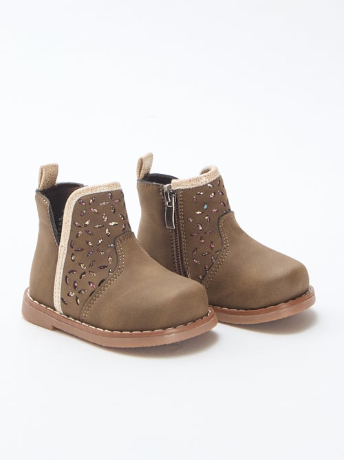 Stivaletti effetto scamosciato - Kiabi