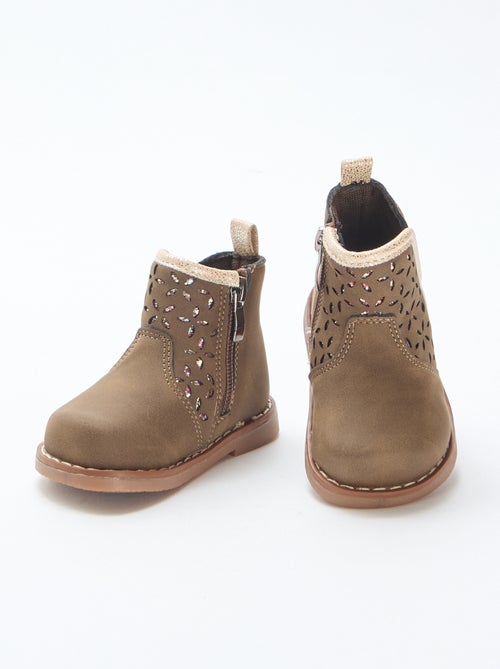 Stivaletti effetto scamosciato - Kiabi