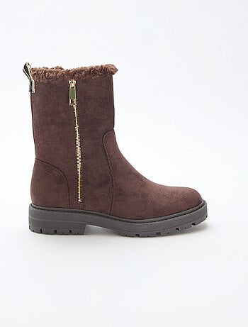 Stivaletti in simil suede