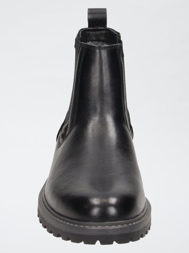 Stivaletti in similpelle Nero - Kiabi