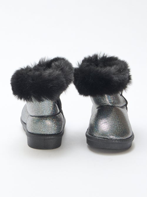 Stivaletti lucenti foderati - Kiabi