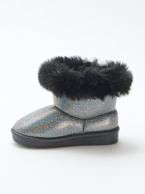 Stivaletti lucenti foderati - Kiabi