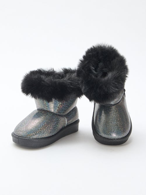 Stivaletti lucenti foderati - Kiabi