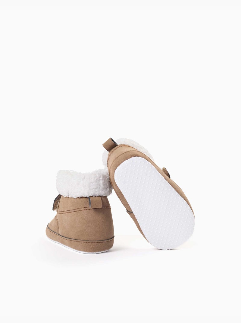 Stivaletti pre-walker con fodera in finta pelliccia Multicolore - Kiabi