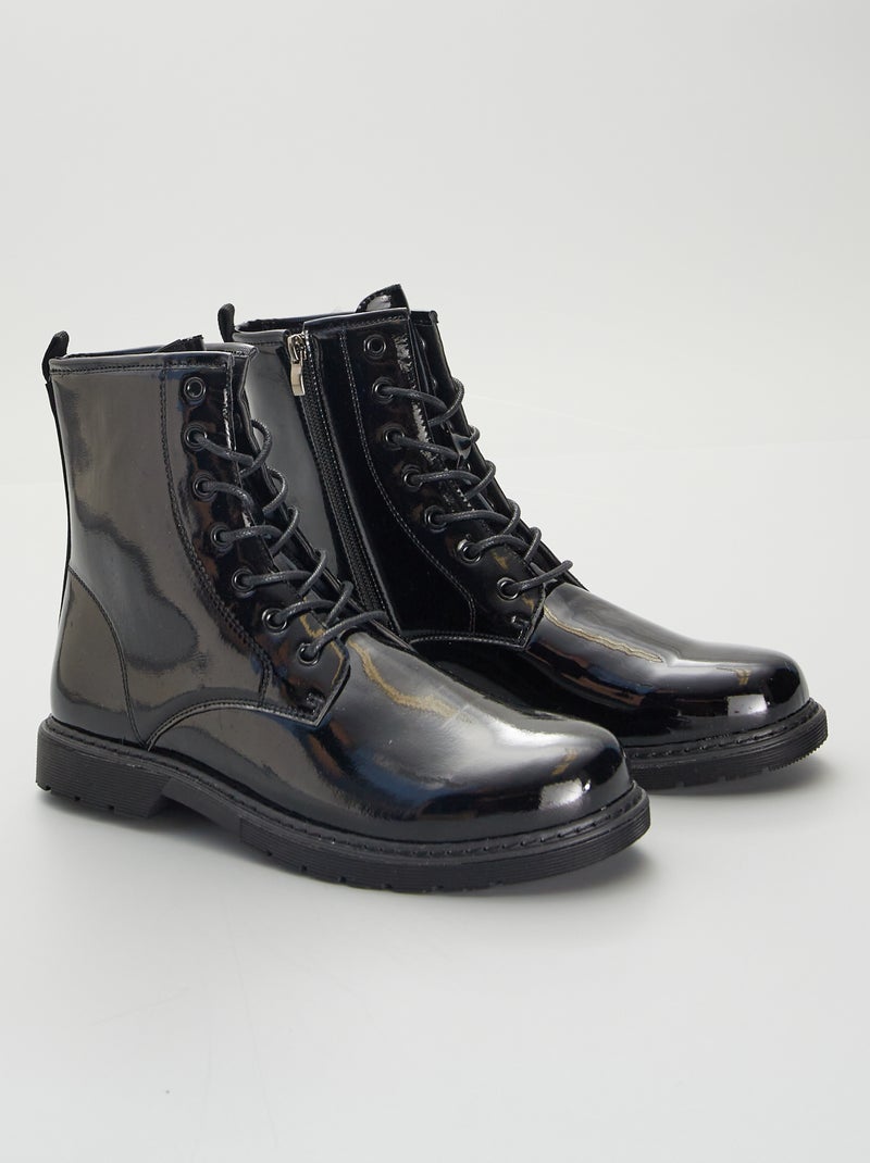 Stivaletti tipo biker NERO - Kiabi
