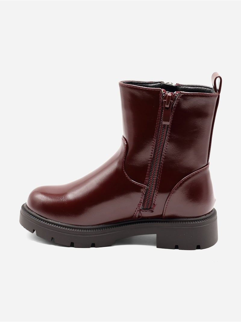 Stivaletti verniciati Rosso - Kiabi