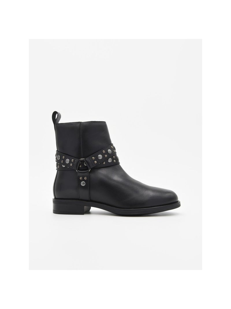 Stivaletto Basso Materiale Sintetico Purapiel Nero - Kiabi