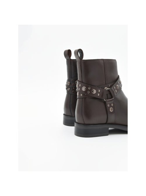 Stivaletto Basso Pelle Naturale Purapiel - Kiabi