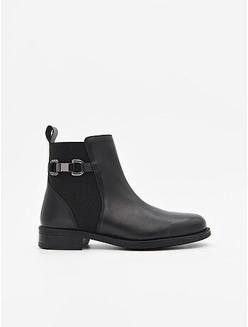 Stivaletto Basso Pelle Naturale Purapiel