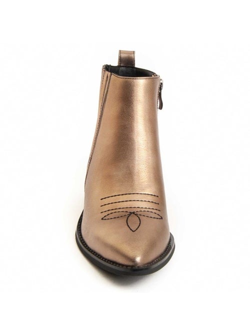 Stivaletto Con Tacco Materiale Sintetico E Tessile Montevita - Kiabi