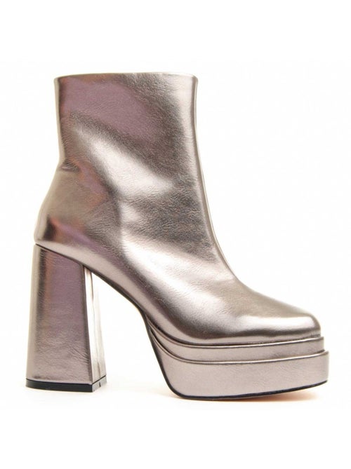 Stivaletto Con Tacco Materiale Sintetico E Tessile Montevita - Kiabi