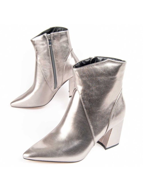 Stivaletto Con Tacco Materiale Sintetico E Tessile Montevita - Kiabi