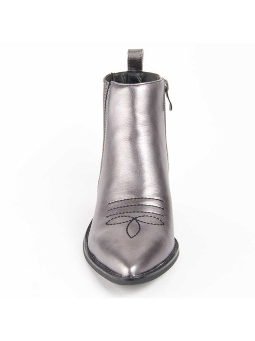 Stivaletto Con Tacco Materiale Sintetico E Tessile Montevita - Kiabi