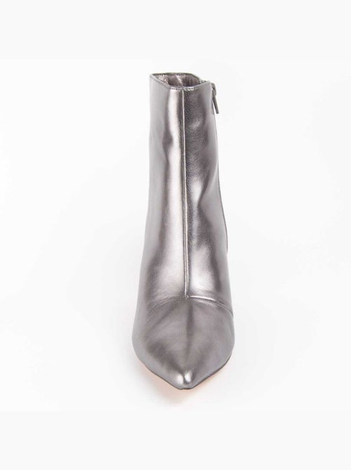 Stivaletto Con Tacco Materiale Sintetico E Tessile Montevita - Kiabi