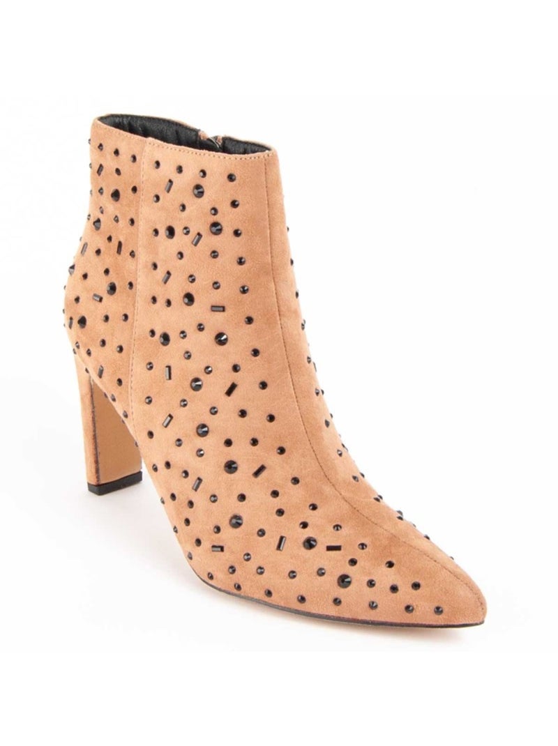 Stivaletto Con Tacco Materiale Sintetico E Tessile Montevita Marrone - Kiabi