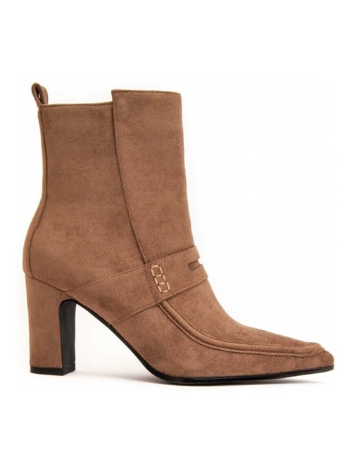 Stivaletto Con Tacco Materiale Sintetico E Tessile Montevita - Kiabi