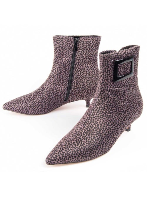 Stivaletto Con Tacco Materiale Sintetico E Tessile Montevita - Kiabi