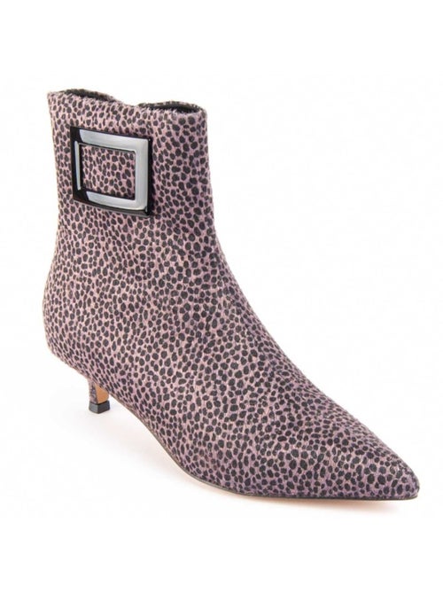 Stivaletto Con Tacco Materiale Sintetico E Tessile Montevita - Kiabi