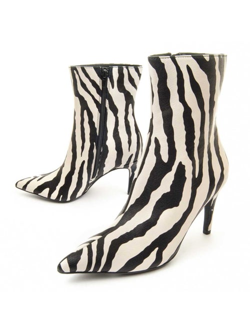 Stivaletto Con Tacco Materiale Sintetico E Tessile Montevita - Kiabi