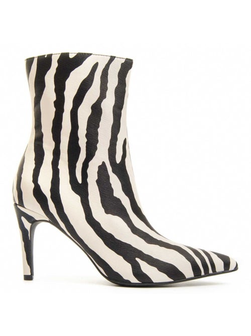 Stivaletto Con Tacco Materiale Sintetico E Tessile Montevita - Kiabi