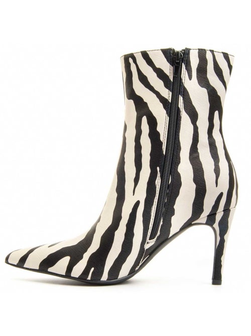 Stivaletto Con Tacco Materiale Sintetico E Tessile Montevita - Kiabi