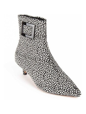 Stivaletto Con Tacco Materiale Sintetico E Tessile Montevita