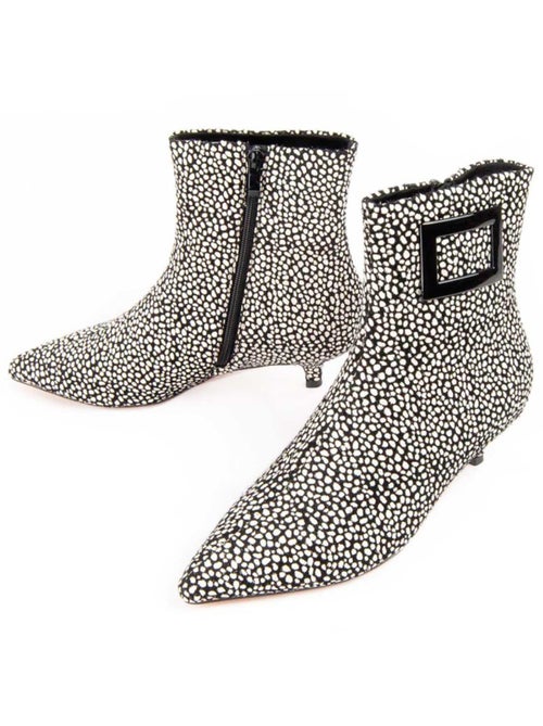 Stivaletto Con Tacco Materiale Sintetico E Tessile Montevita - Kiabi