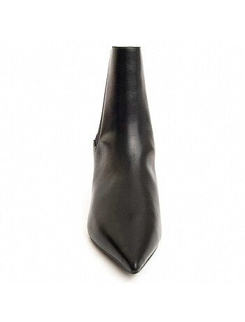 Stivaletto Con Tacco Materiale Sintetico E Tessile Montevita