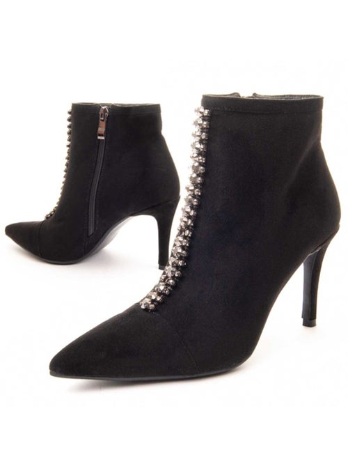 Stivaletto Con Tacco Materiale Sintetico E Tessile Montevita - Kiabi