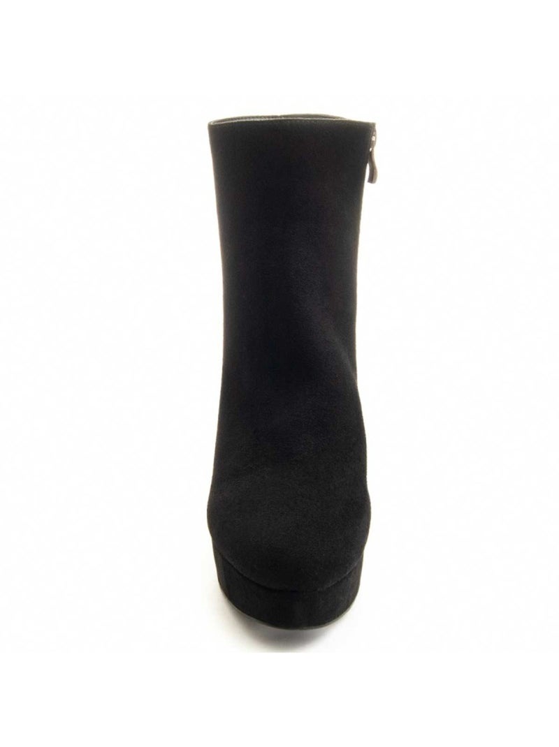 Stivaletto Con Tacco Materiale Sintetico E Tessile Montevita Nero - Kiabi