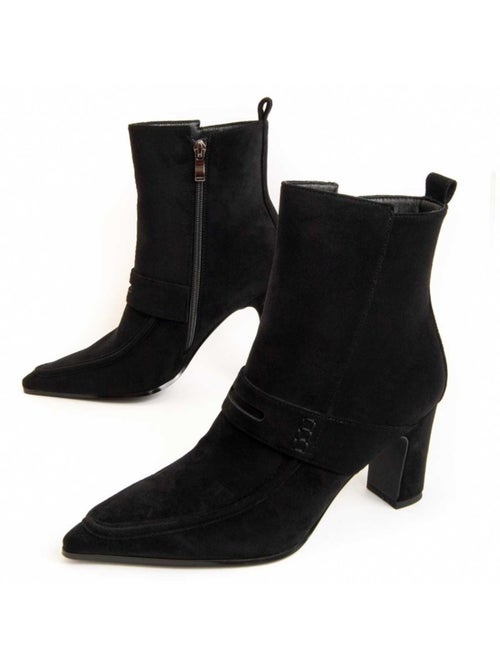 Stivaletto Con Tacco Materiale Sintetico E Tessile Montevita - Kiabi