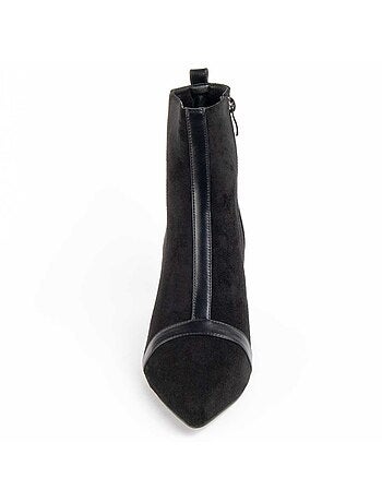 Stivaletto Con Tacco Materiale Sintetico E Tessile Montevita