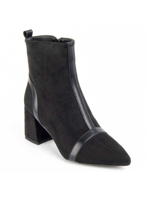 Stivaletto Con Tacco Materiale Sintetico E Tessile Montevita - Kiabi